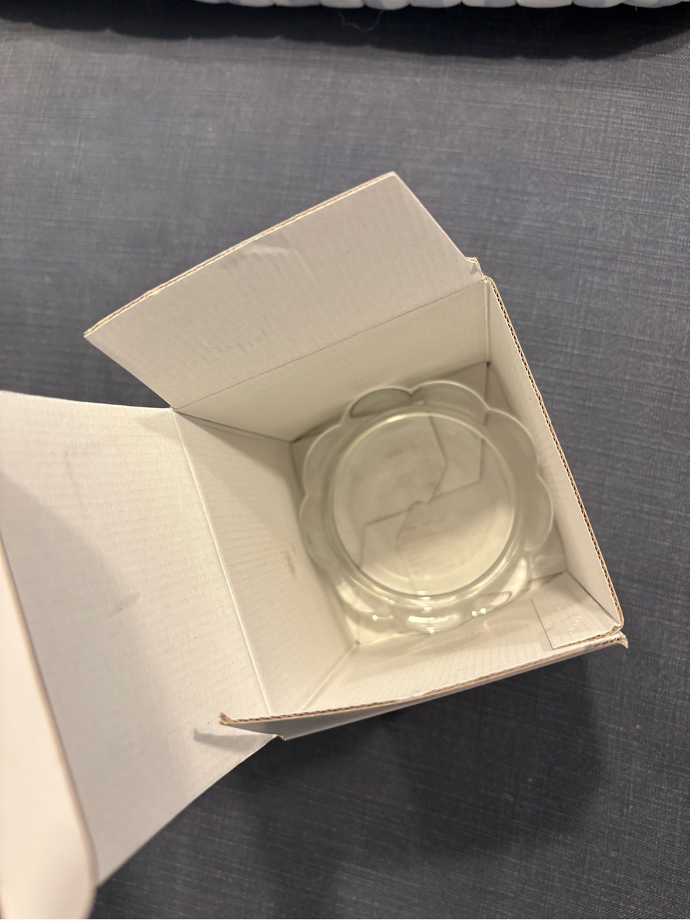IKEA White Snowman Candle with Blue Accent - Picture 5 of 6